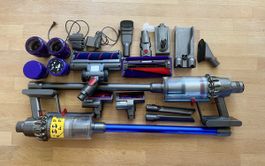 Zwei Dyson Sets zum Teil defekt , Akkus intakt , Motor läuft