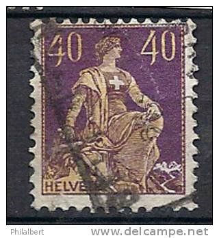 Tutti i francobolli: CH107 - Helvetia avec épée no 107 obl. – Usato da Trélex venduto da Phil_Albert