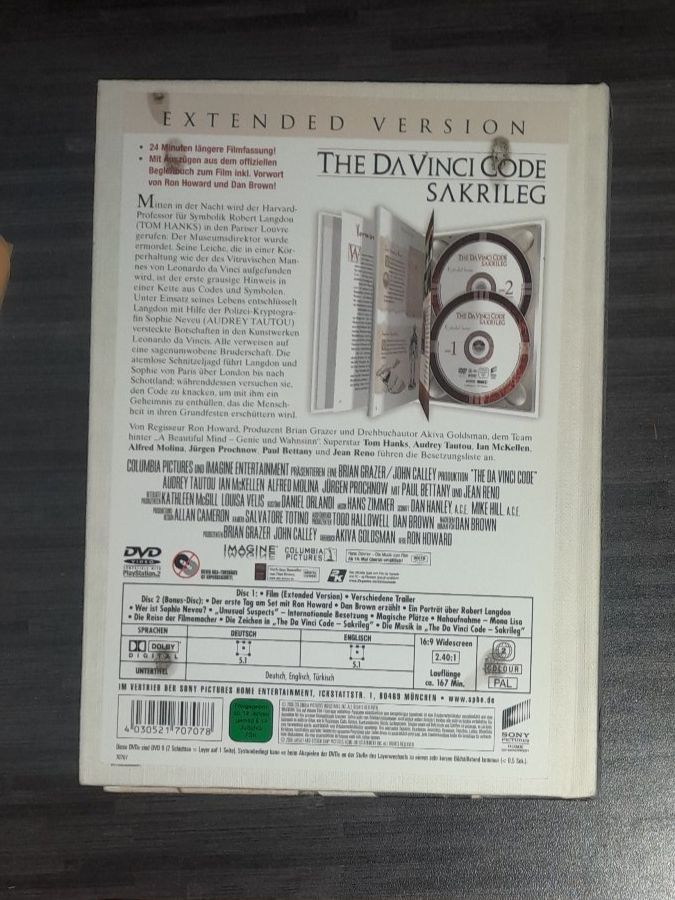 Tutti i DVDs: DVD The Da Vinci Code - Sakrileg – Usato da Steffisburg venduto da FutureOne 1