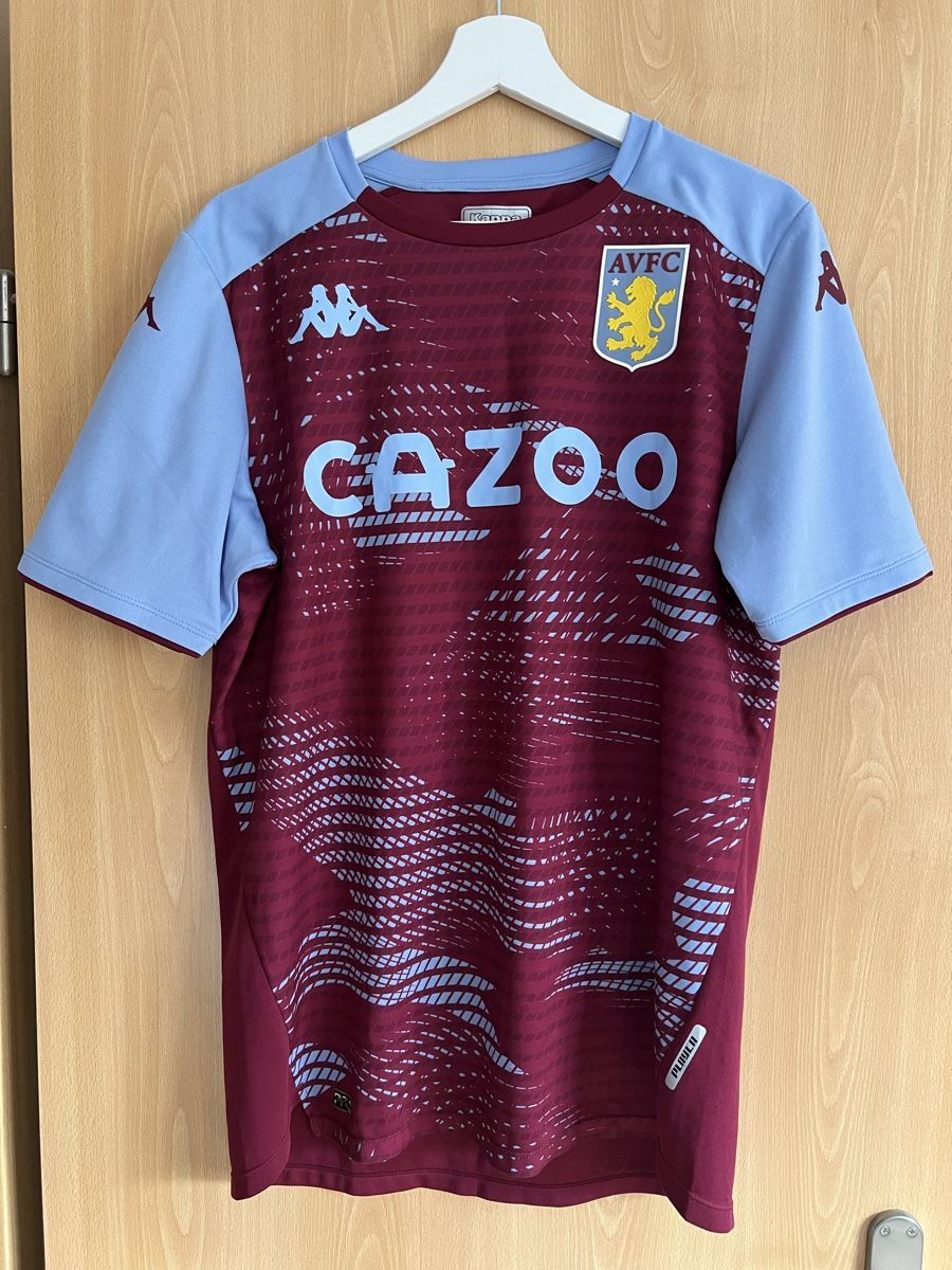 Kappa Canottiere & Pantaloni: Aston Villa Player Pre Match Trainingshirt Gr XL – Usato da Mümliswil venduto da Calciopat