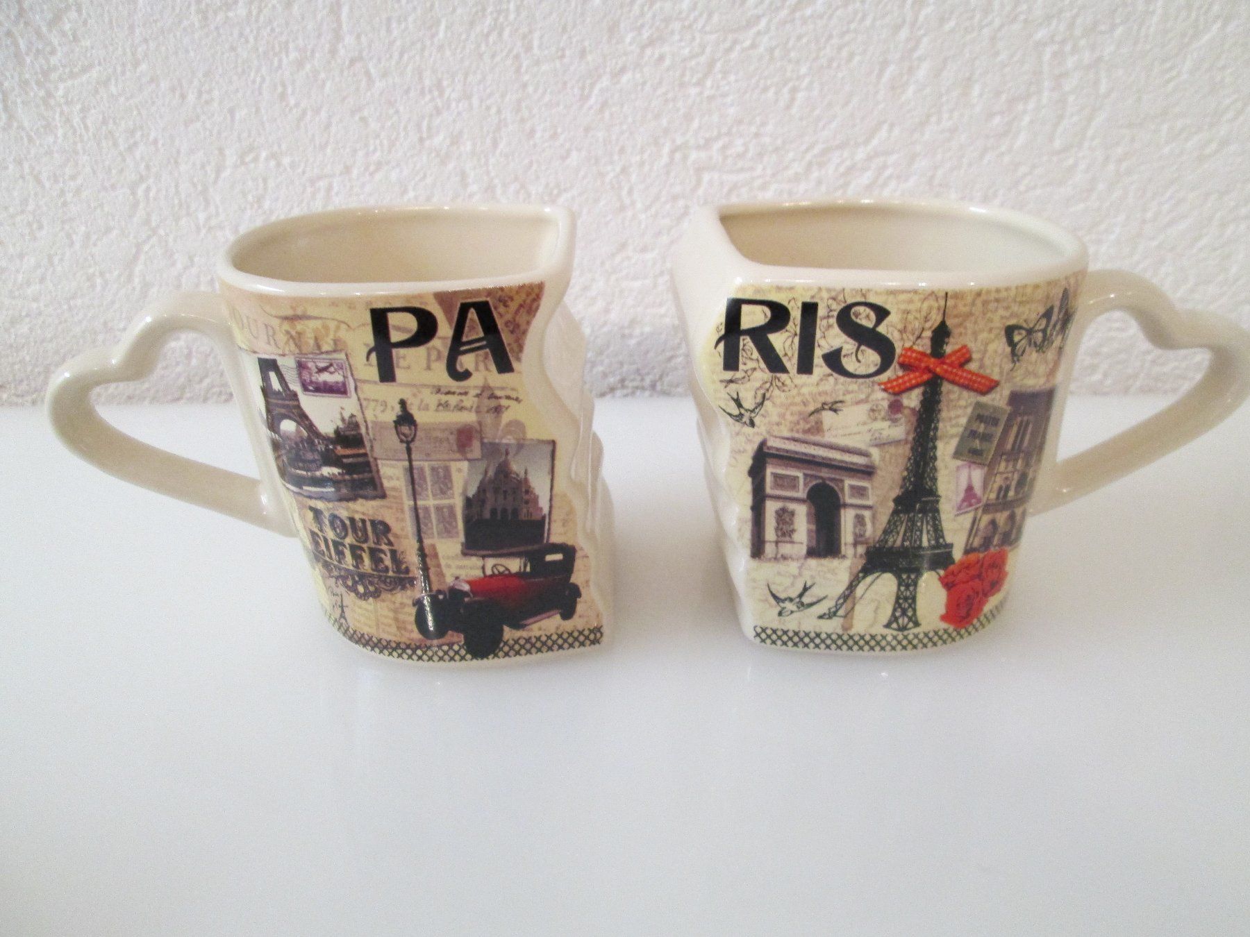 Tazze: Mitbringsel von Paris- 2 Partnertassen "Paris" – Usato da Movelier venduto da ddomenika 2