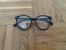Fake Brille Damen Herren schwarz