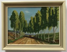 Joli tableau à l’ huile d’Armand Rouillier 1901-1977