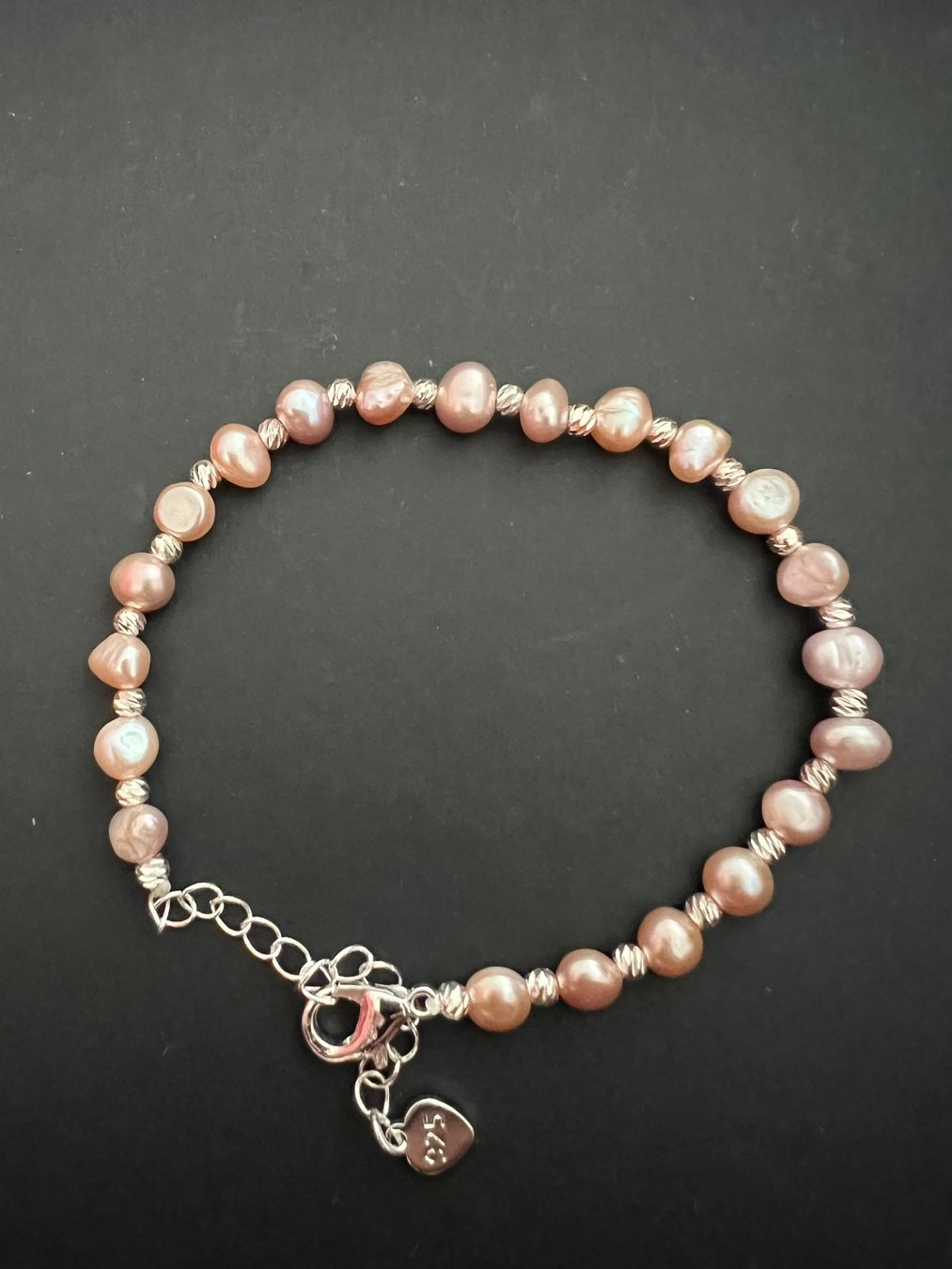 Bracciali & Braccialetti: Perlenarmband, rosé, barock – Nuovo (secondo la descrizione) da Uznach venduto da Ya_x7x6 1