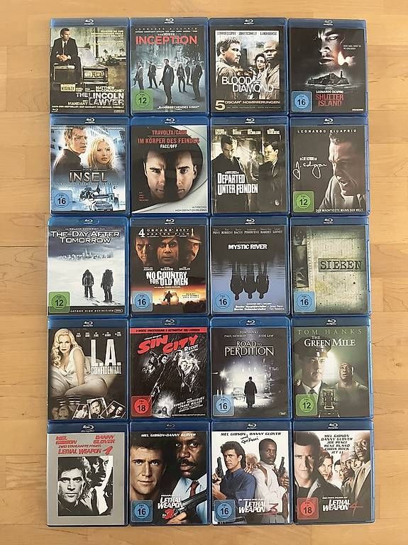 Tutti i DVDs: 20 Blue Rays *CLASSICS* – Usato da Oberwil-Lieli venduto da Space92