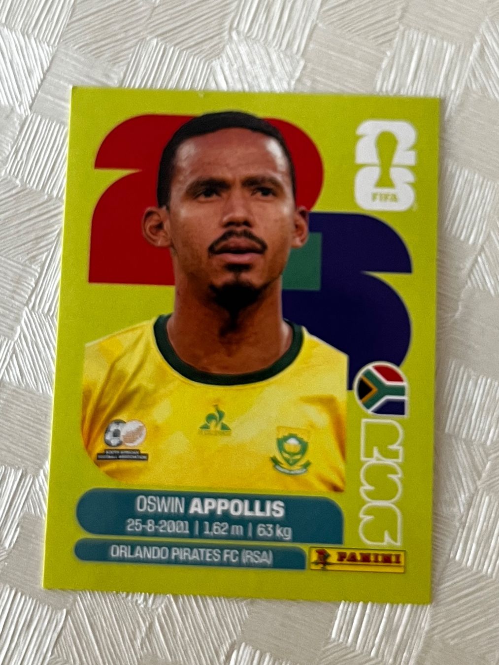 Panini Carte collezionabili: Panini Fifa Word Cup 2026 RSA 20 – Usato da Winterthur venduto da Numero1