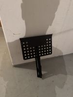 Notenständer klappbar schwarz Metall guter Zustand