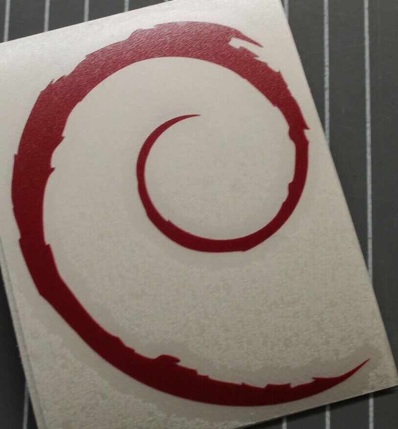 Sticker: 🌀 Debian Logo Vinyl-Sticker – Nuovo (secondo la descrizione) da Novaggio venduto da GreenWebSolutions 2