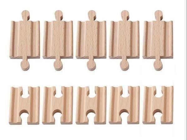 Modelleisenbahnen: 10 x rails de Train en bois adaptateurs – Neu und originalverpackt aus Gurmels von Swisspod