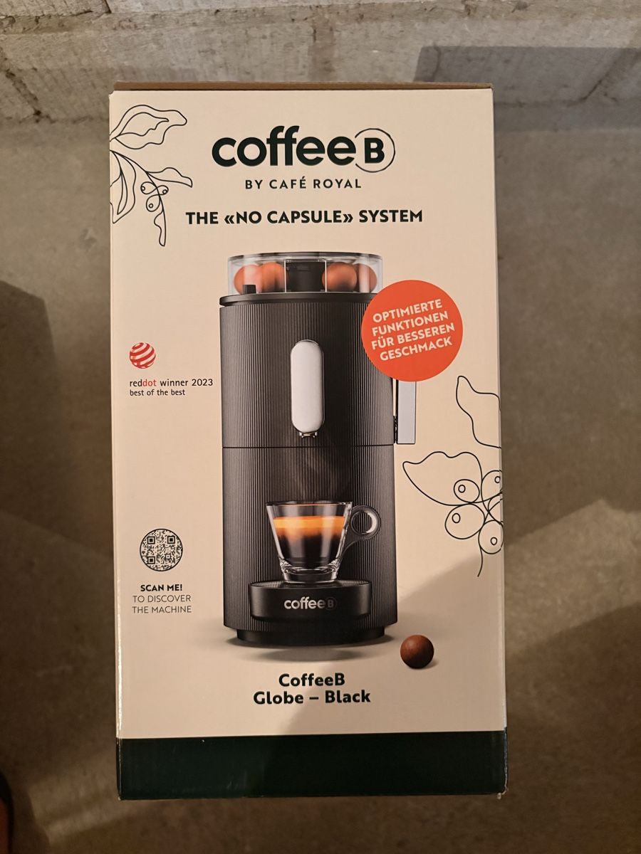 Coffee B Macchine per caffè & Macchine per espresso: CoffeeB Globe coffee machine black new – Nuovo (secondo la descrizione) da Fislisbach venduto da bat_8xdf