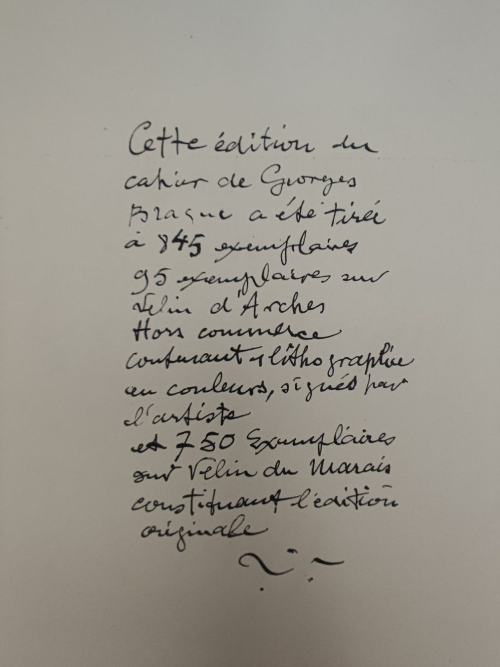 Libri: MODERNE KUNST - GEORGES BRAQUE - CAHIERS – Usato da Goldach venduto da Gaip 7