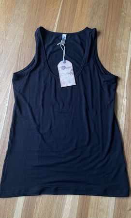 Damen Tanktop Driver Jeans schwarz Grösse S NEU