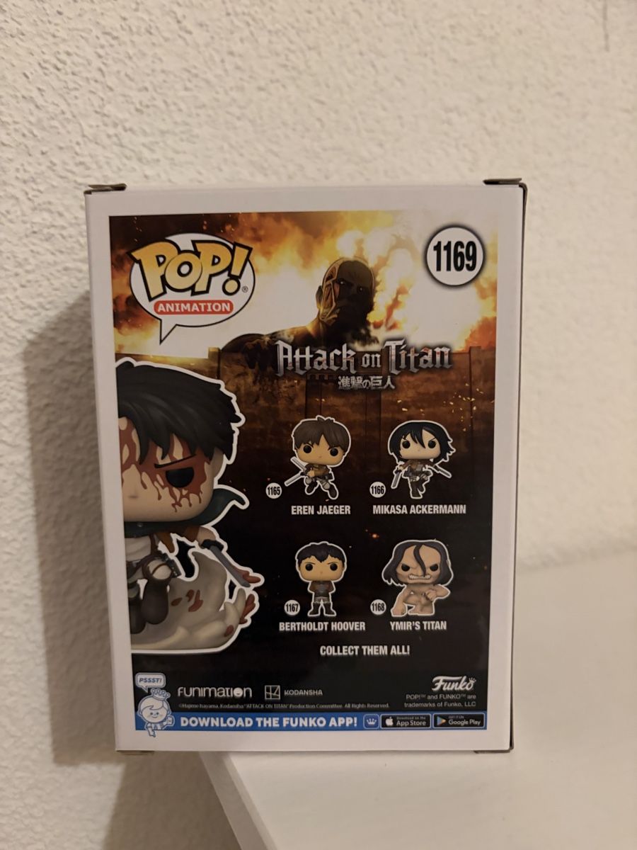 Funko Statuette: Funko Pop Battle Levi (#1169) – Nuovo e nell'imballaggio originale da Weinfelden venduto da xon_ 1