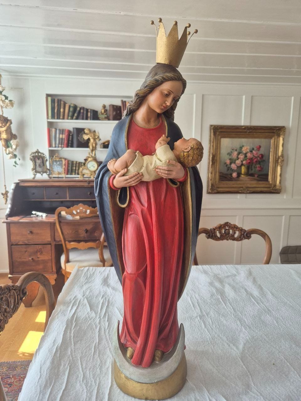 Figurines: Maria ca.1940 mit Jesuskind – D'occasion à Speicher par Ramtha1