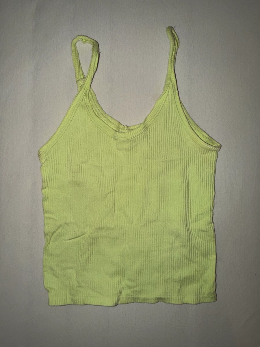 Top: Women Tank Top Lime Green – Usato da Lenzburg venduto da cid_pc7z