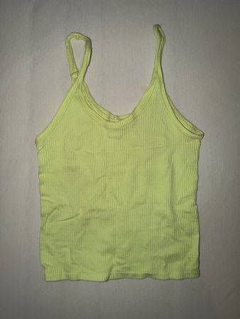 Women Tank Top Lime Green