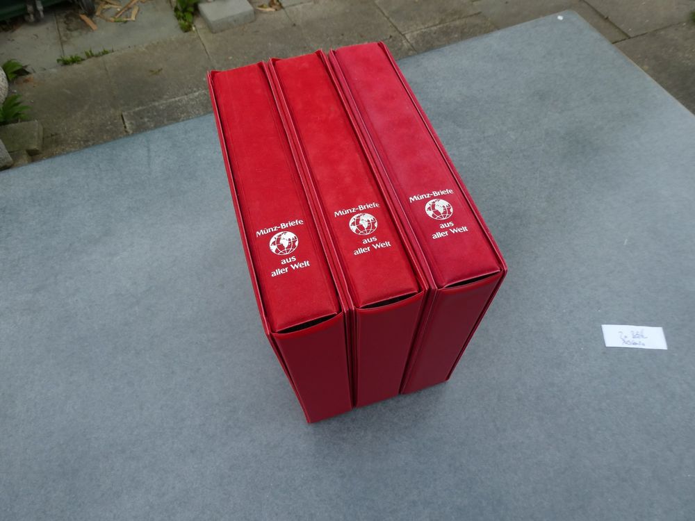 3 Philswiss-Alben für Münzbriefe/Briefe leer 1