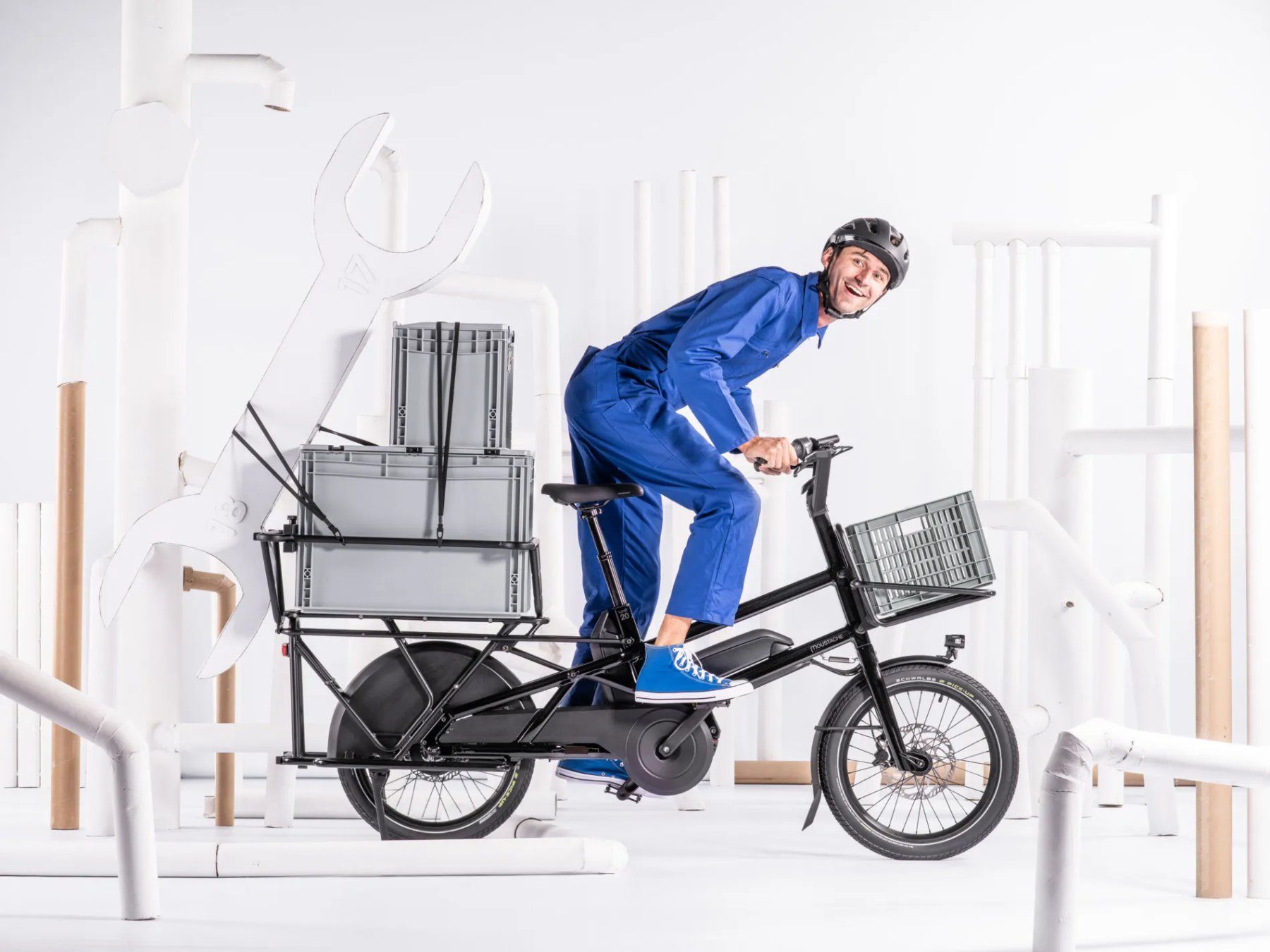 Moustache Velos: Moustache Compact Cargobike LUNDI 20.3 – Neu (gemäss Beschreibung) aus Wolhusen von TandemSchweizAG 3