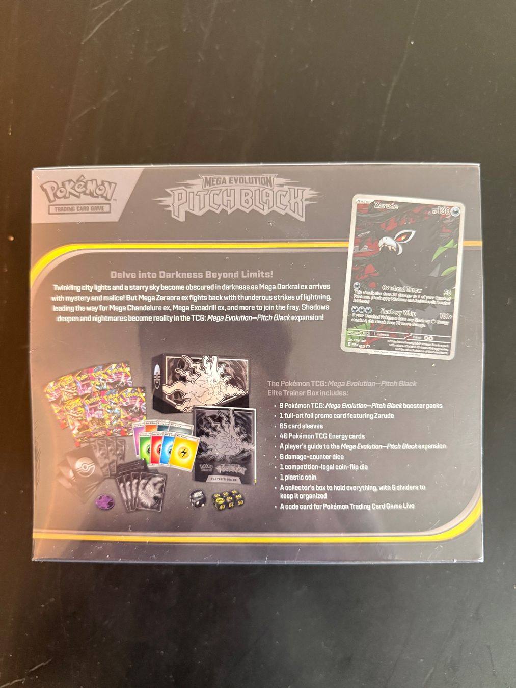 Pokémon Sammelbilder & Trading cards: Pokémon Mega Evolution Pitch Black ETB EN – Neu und originalverpackt aus Horn von CornerPlanet 1