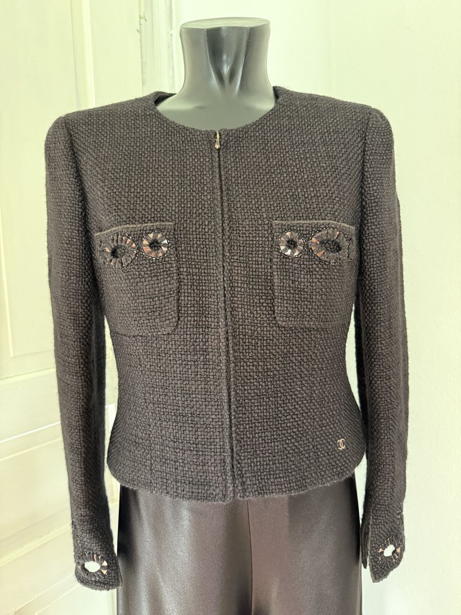 Chanel Giacche: CHANEL JACKET FR40 - like brand new – Nuovo (secondo la descrizione) da Baden venduto da agora_newgeneration 1