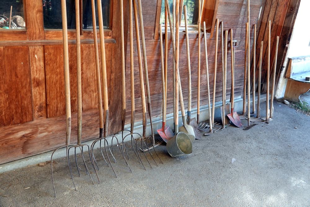 Riesen Lot Landwirtschaft Garten Werkzeug zum Teil Antik | Kaufen auf ...