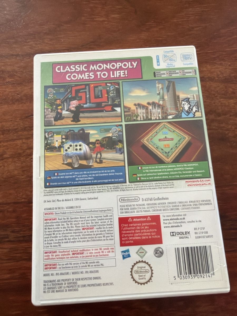 Nintendo Jeux: Monopoly streets – D'occasion à Sementina par bru_vpp5 2