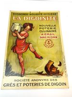 Vintage Werbeplakat aus Karton für LA DIGOINITE ca. 1930