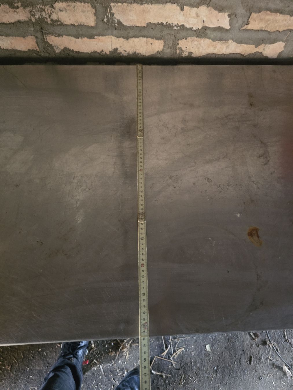 Établis: Edelstahltisch mit Ablage 120cm breit gebraucht – D'occasion à Aarberg par 2002stefan 3