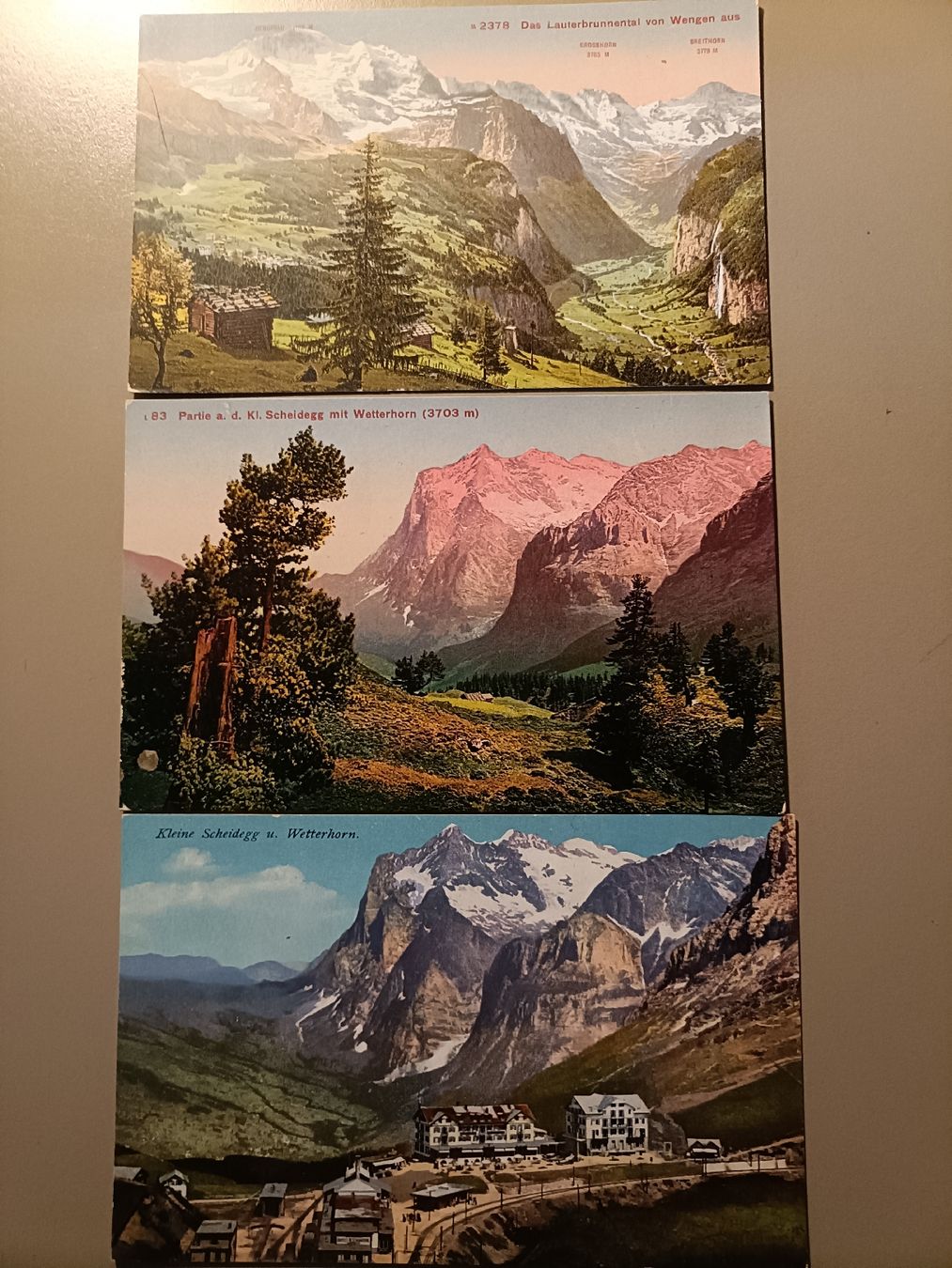 Cartoline postali: Antike Ansichtskarten, Kl. Scheidegg, Wetterhorn, Top! – Nuovo (secondo la descrizione) da Sargans venduto da Polifemo58