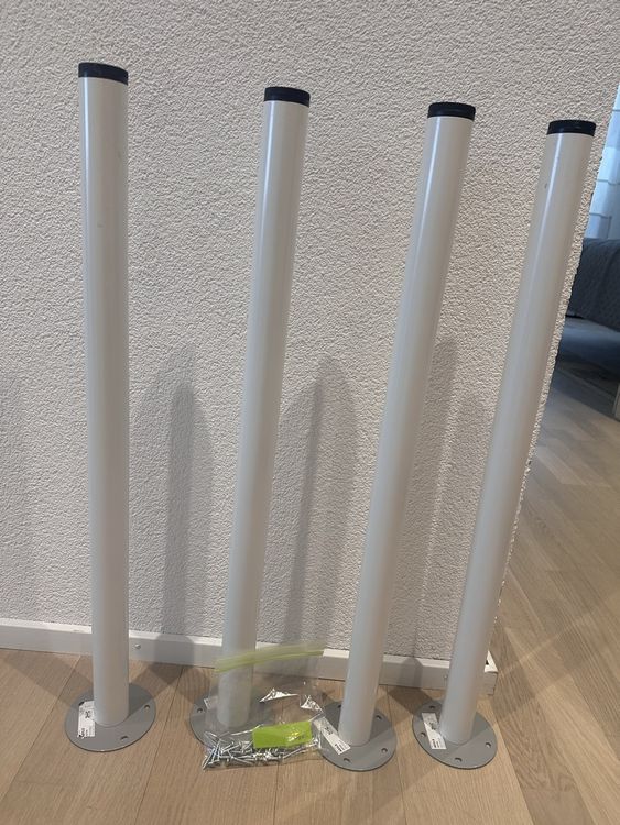 IKEA Desk, Grey Top, White Legs, ADILS/LINNMON (Gebraucht) in Gümligen ...