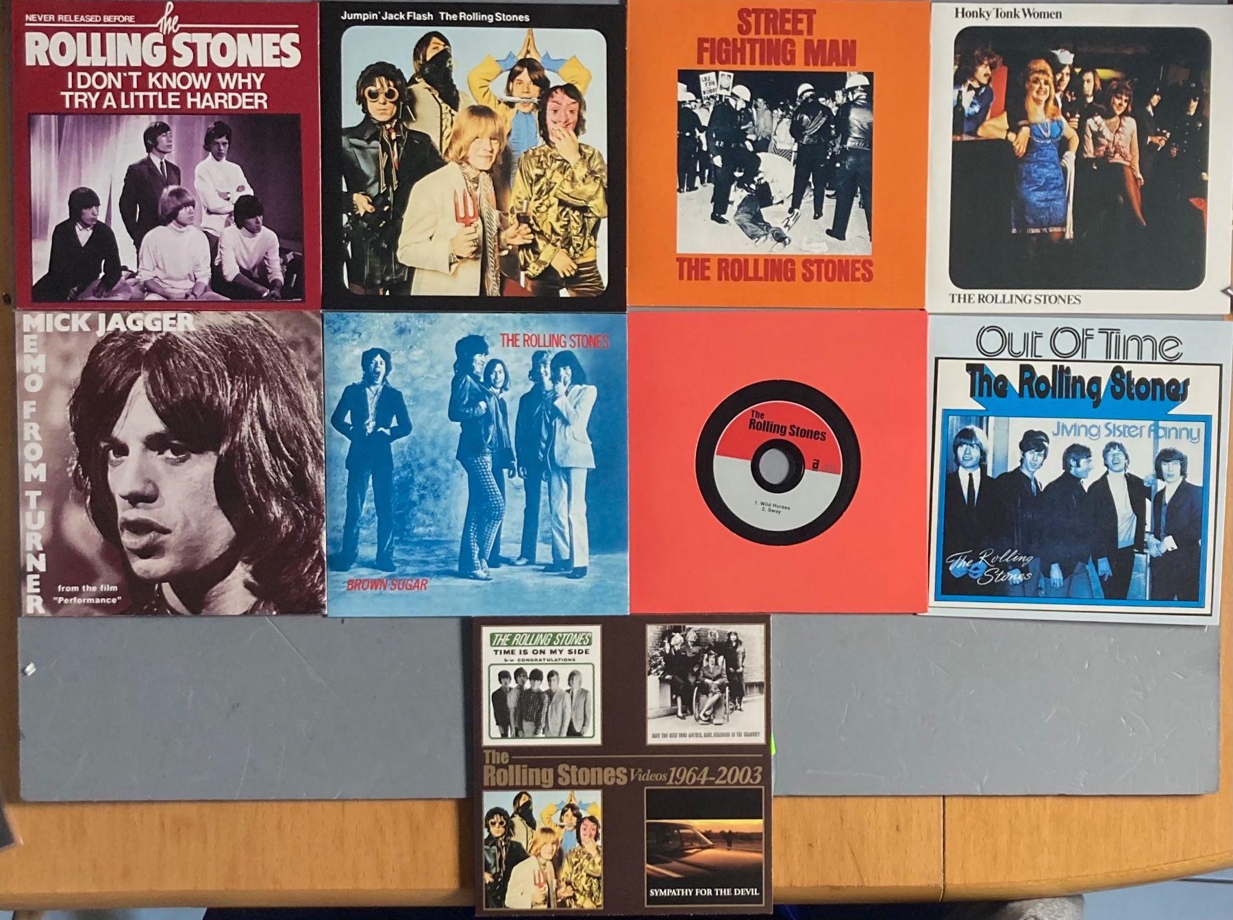 CD: THE ROLLING STONES - SINGLES 1968-1971 – Usato da Poliez-Pittet venduto da Newtown-Records 6
