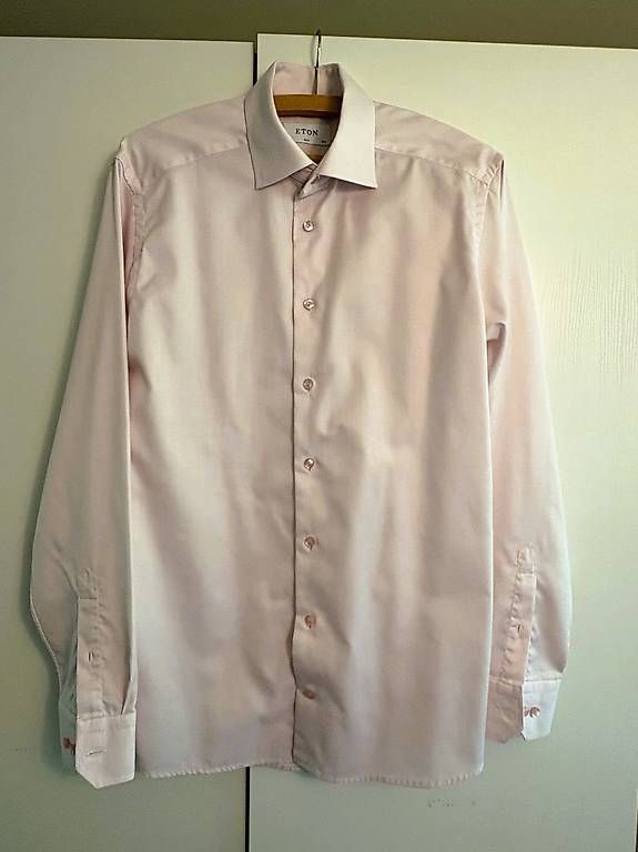Camicie: Herrenhemd Eton, Grösse 39, Slim-Fit – Usato da Lachen SZ venduto da mogli038
