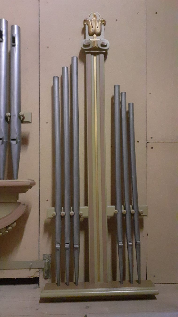 Wurlitzer Musikinstrumente: ❤ 2 Barock Halterungen oder Gestelle mit Orgelpfeifen..👀 – Gebraucht aus Wetzikon ZH von Patina-Art 7