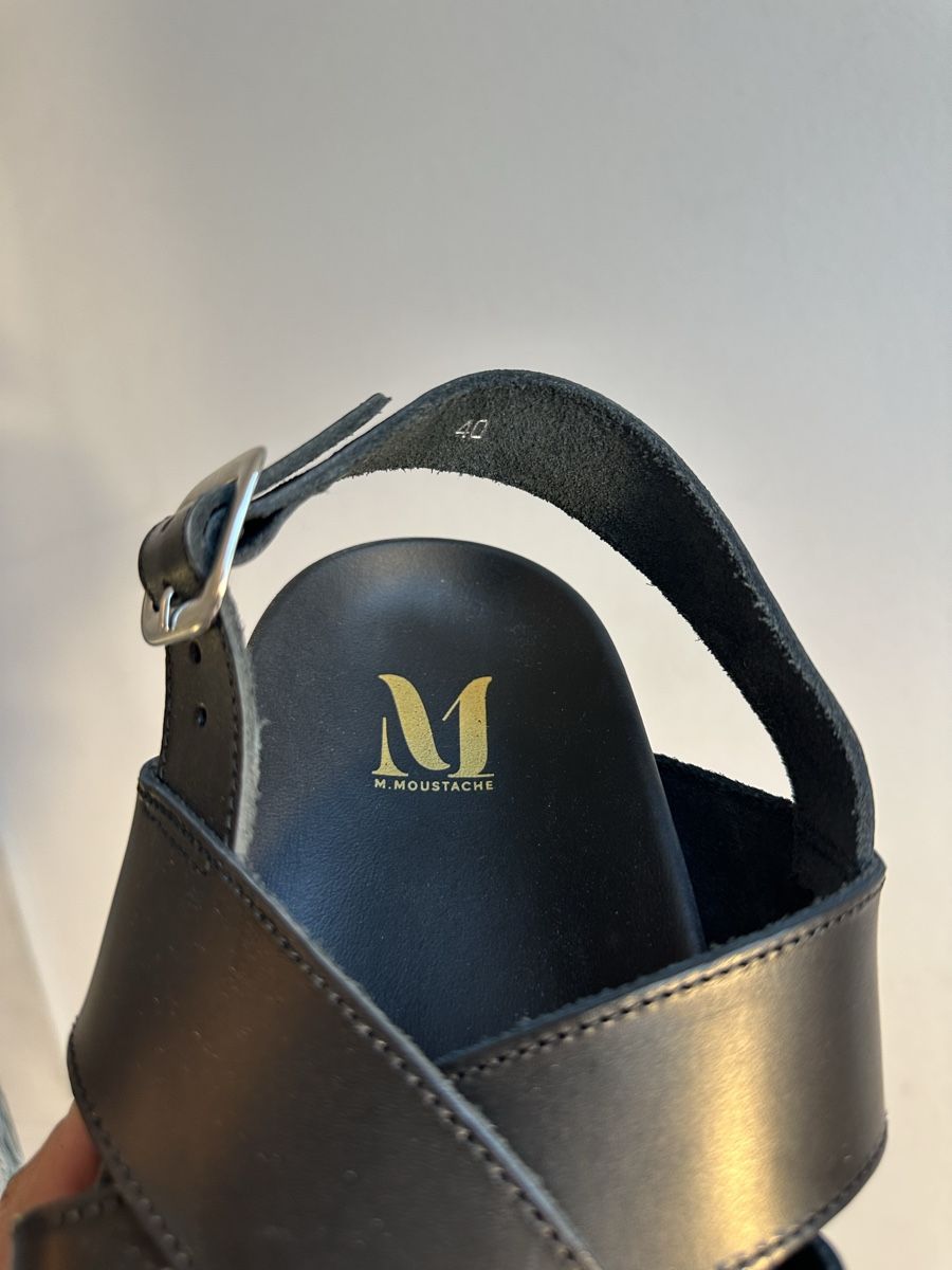 M.Moustache Scarpe da donna: SANDALES NOIRES M. MOUSTACHE – Nuovo (secondo la descrizione) da Yverdon-les-Bains venduto da Laureetlargent 1