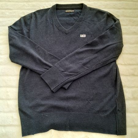 Pull Napapijri Homme Taille M, 100% Laine,