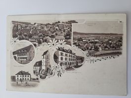 Alte Litho Ansichtskarte Gruss aus Muenchenstein  R21