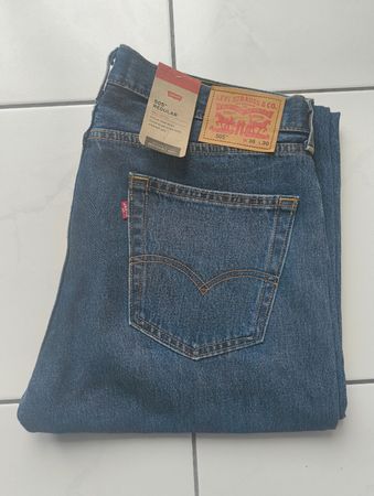 Herren Jeans Levi Strauss 505 blau Grösse W38 L30 neu