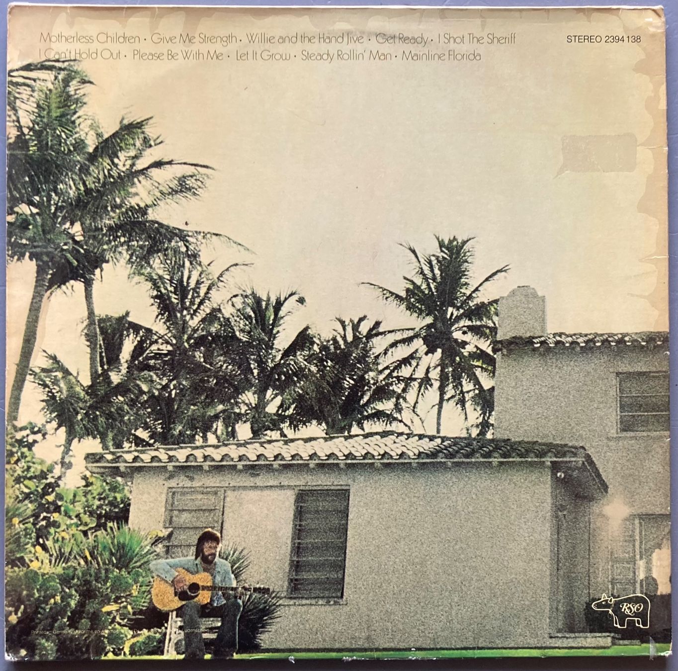 Vinyles: ERIC CLAPTON - 461 OCEAN BOULEVARD – D'occasion à Poliez-Pittet par Newtown-Records 1