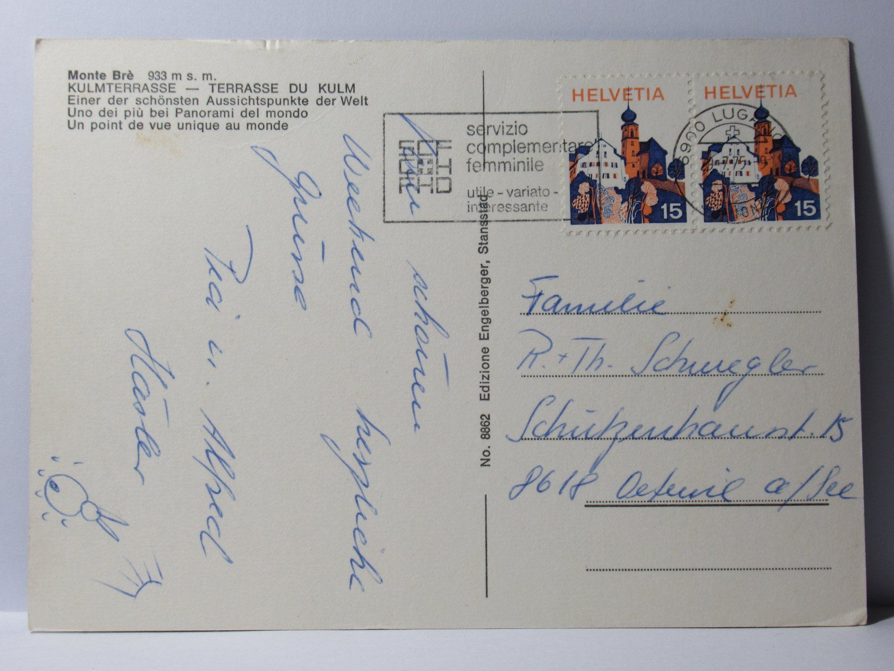 Cartes postales: Monte Brè – D'occasion à Grenchen par frechri 1