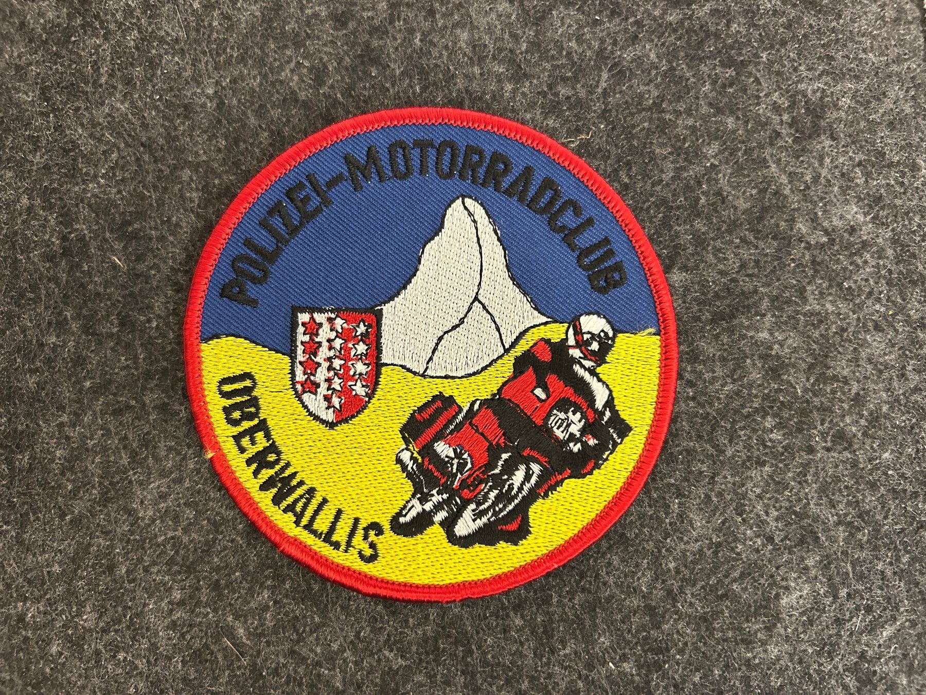 Placchette & Badge: Patch, VS, Polizei-Motorradclub Oberwallis – Usato da Berikon venduto da DGC-1995