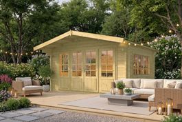 Gartenhaus Blackpool 58 mm – Blockhaus 440x340