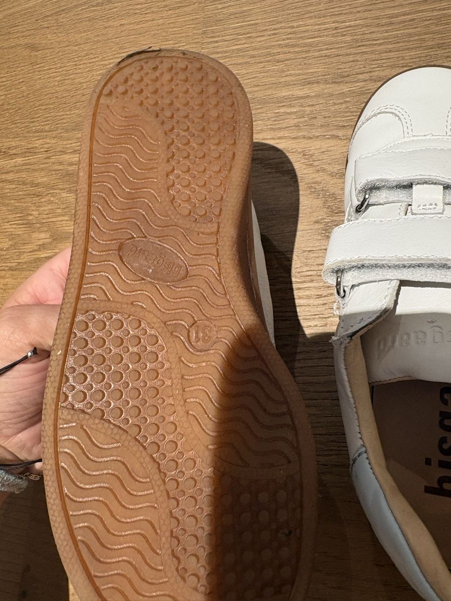 Bisgaard Scarpe da uomo: Sneakers Bisgaard Leder weiss hellblau Grösse 31 gebraucht – Usato da Kloten venduto da car_c6pt 5