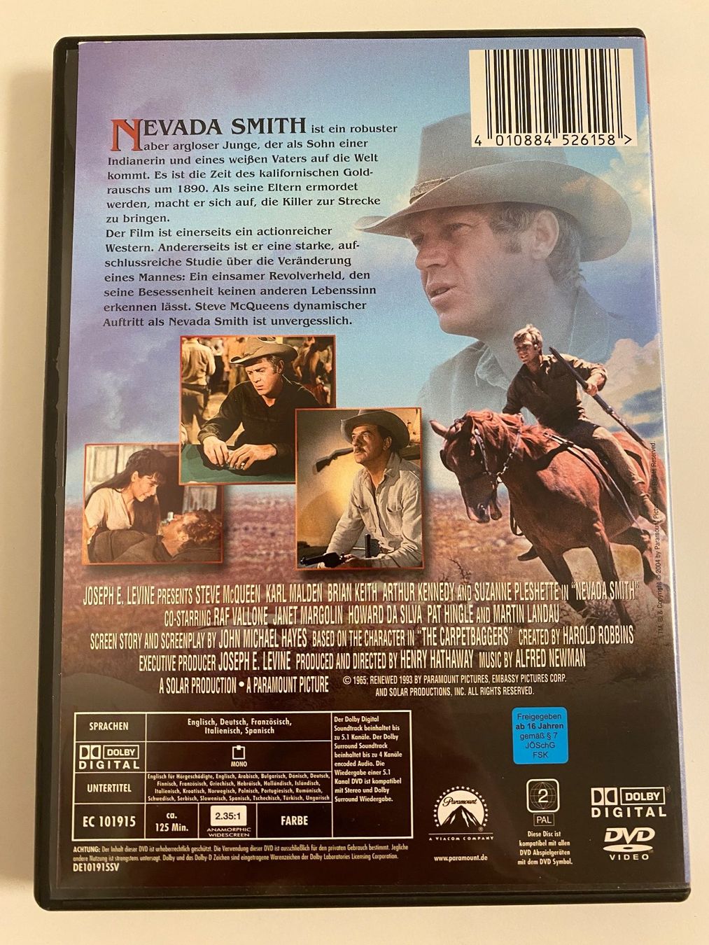 Tutti i DVDs: Nevada Smith, Steve McQueen Western Klassiker – Usato da Zürich venduto da m7lx 1