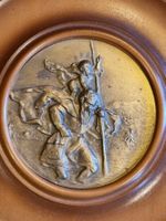 Vintage St. Christophorus Relief Holzrahmen