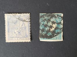 "Ultramar/Cuba" ab 1871/1855  -  2 Ausgaben 