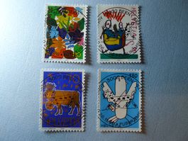 1996 Sondermarken 4 905-908 ET Vollstempel