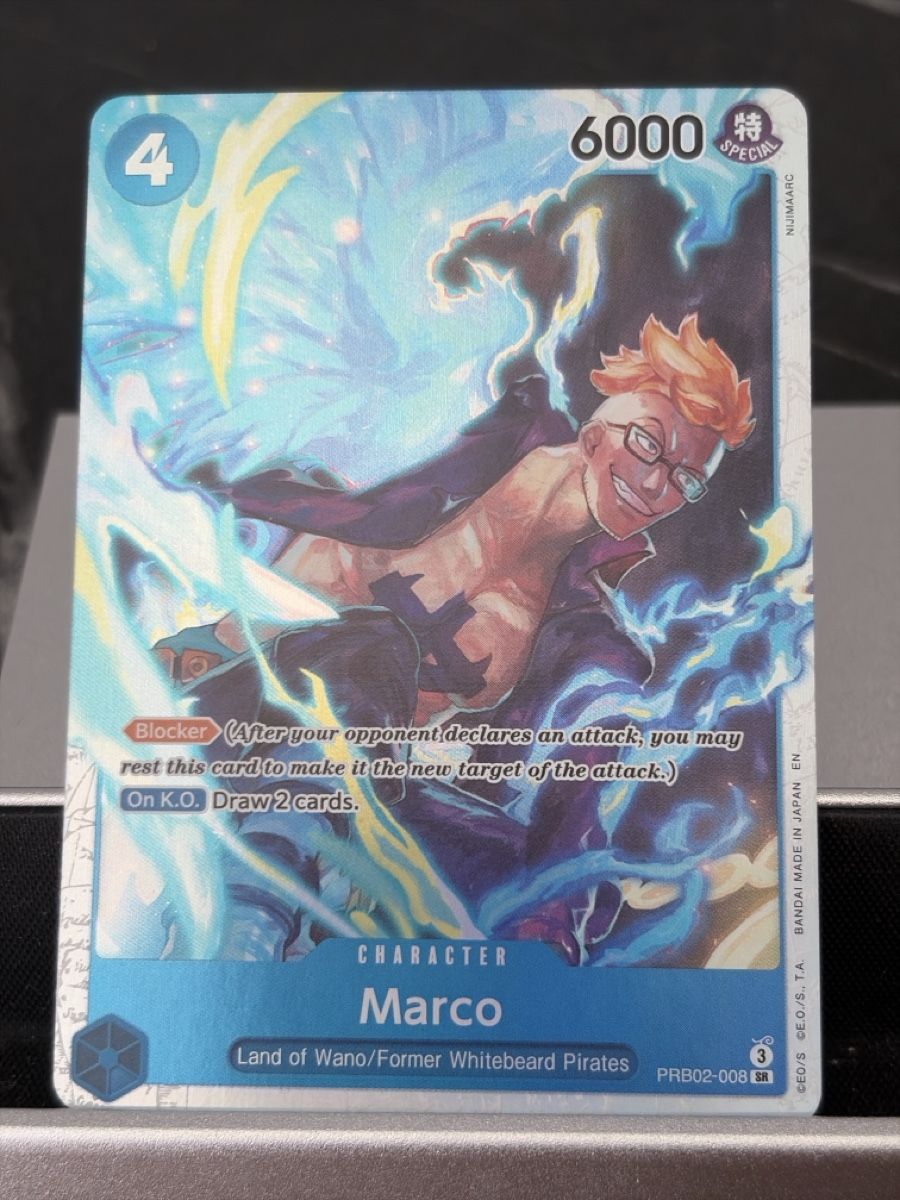 Bandai Carte collezionabili: One Piece PRB02-008 Marco, Englisch – Nuovo (secondo la descrizione) da St. Gallen venduto da cambitcg