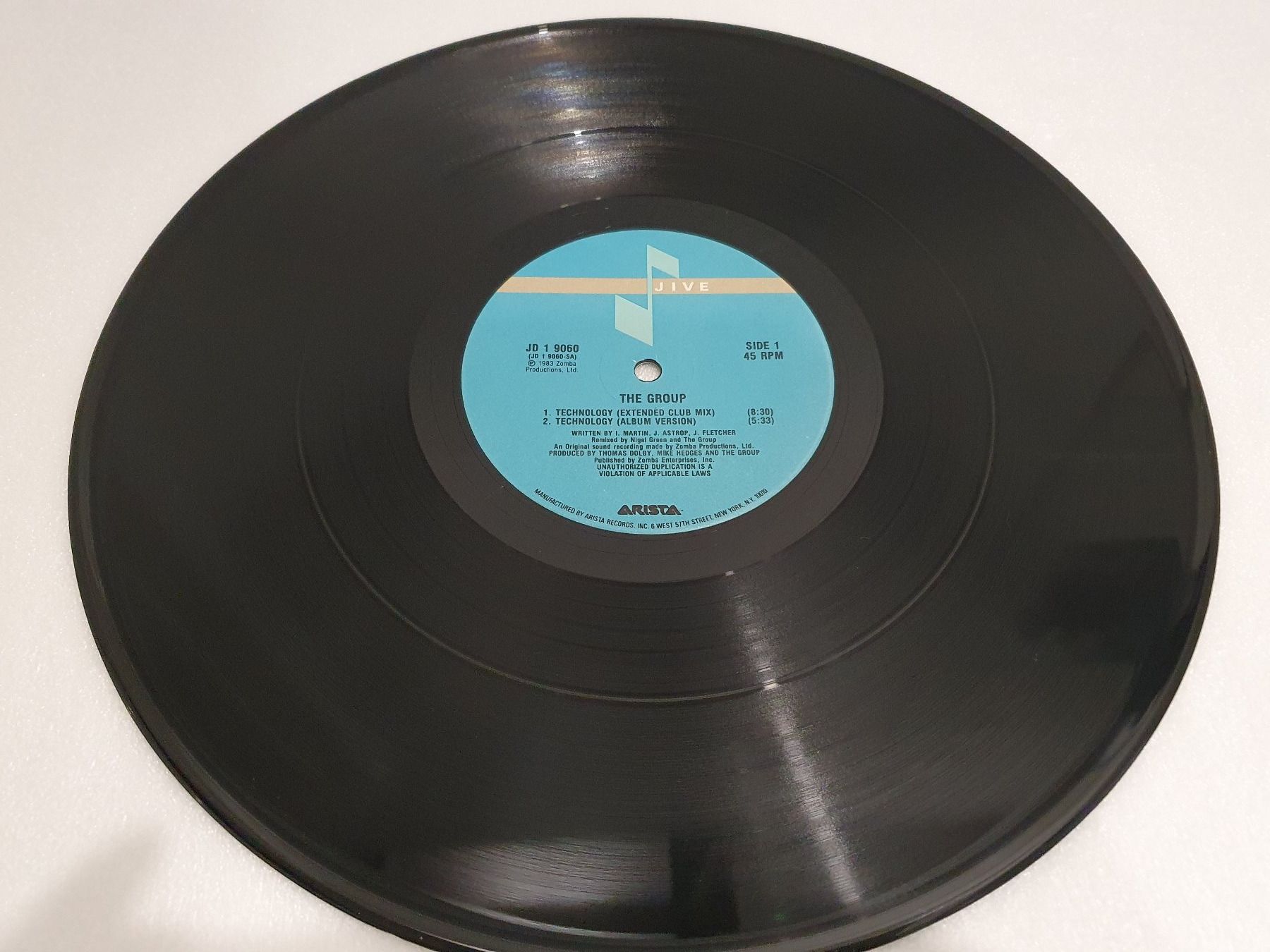 Dischi in vinile: The Group – Technology (Electro, Synth-pop) – Usato da Uster venduto da Vinyl-Leidenschaft 2