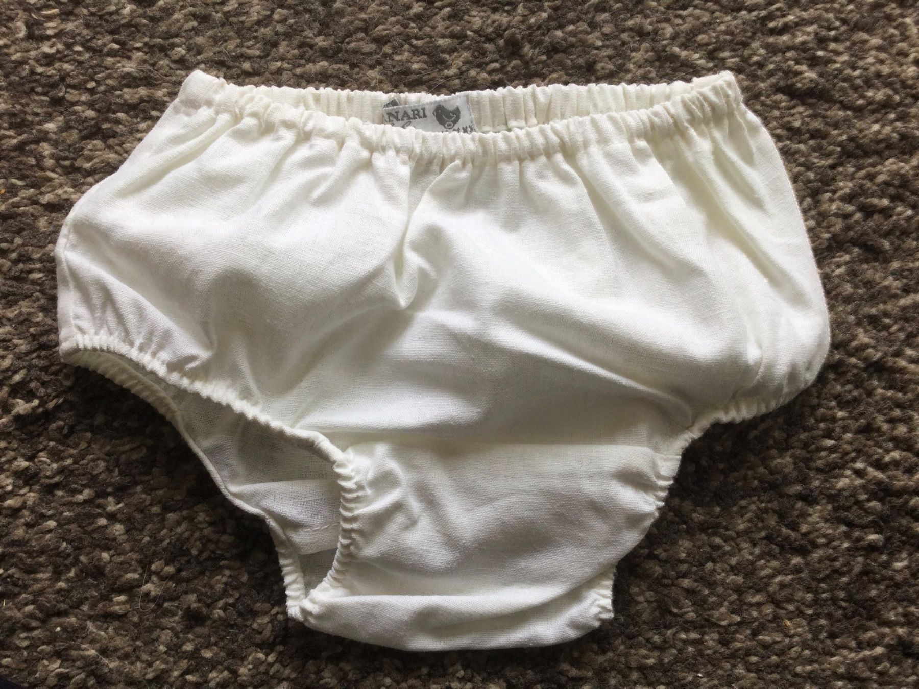 Vestiti & Gonne: Robe bébé blanche + Culotte 55% lin NEUF – Nuovo e nell'imballaggio originale da Agiez venduto da chouchanelle 4