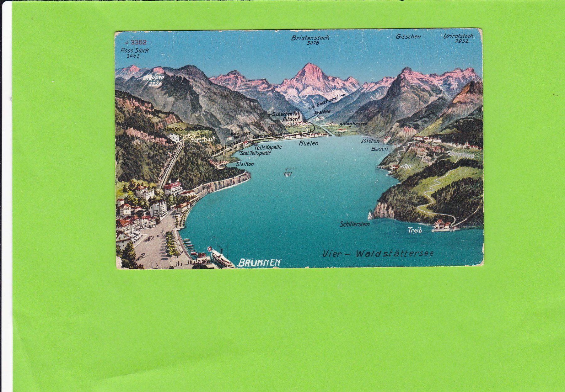 Cartoline postali: Brunnen – Usato da St. Peterzell venduto da neckertal